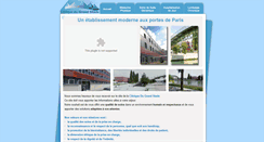 Desktop Screenshot of cliniquedugrandstade.com